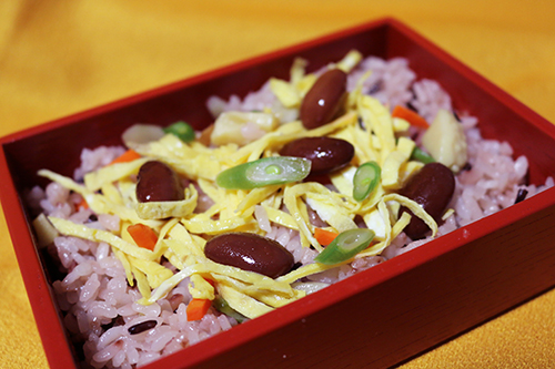 弥生紫チラシ寿司